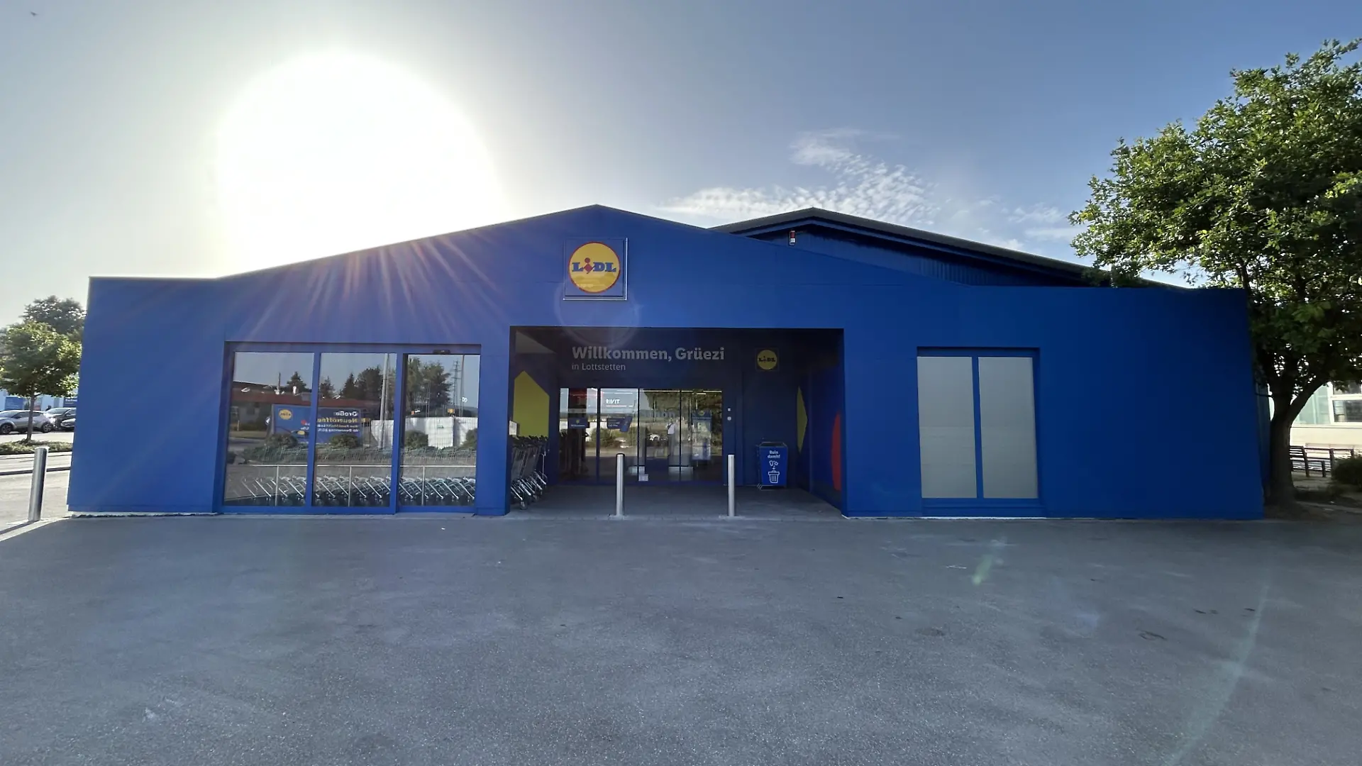 Die Lidl-Filiale in Lottstetten ist etwas ganz Besonderes.