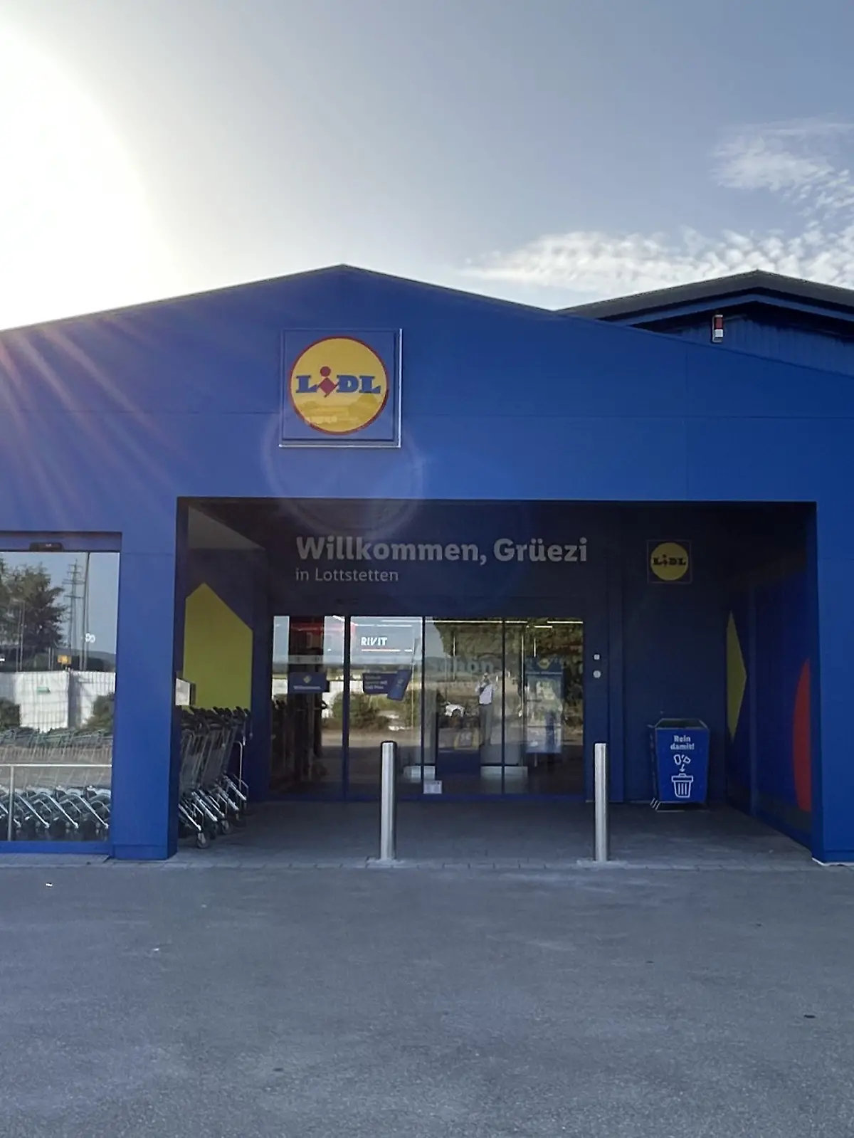 Die Lidl-Filiale in Lottstetten ist etwas ganz Besonderes.