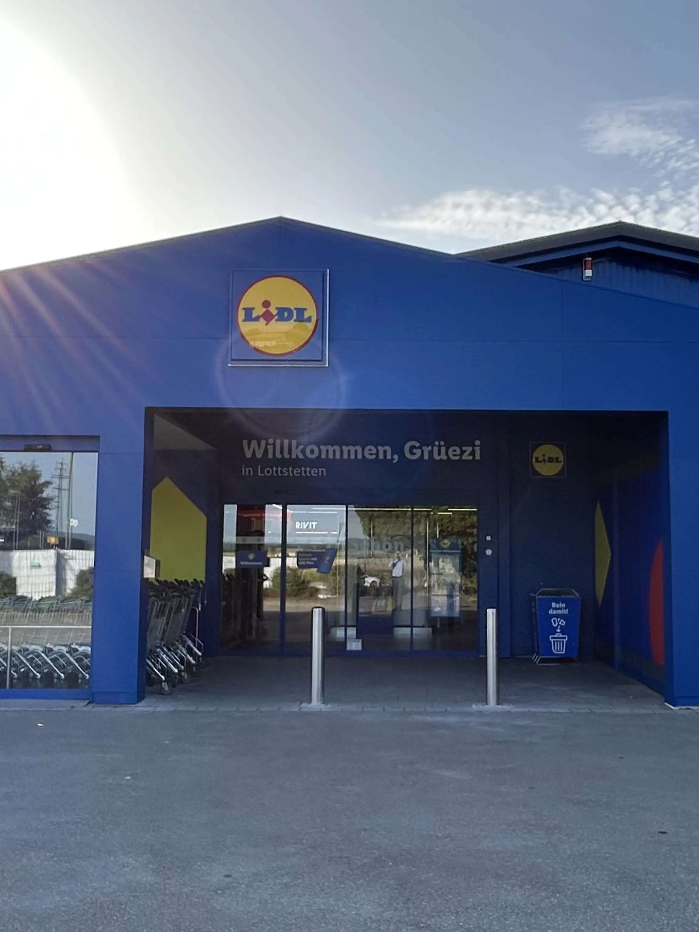 Die Lidl-Filiale in Lottstetten ist etwas ganz Besonderes.