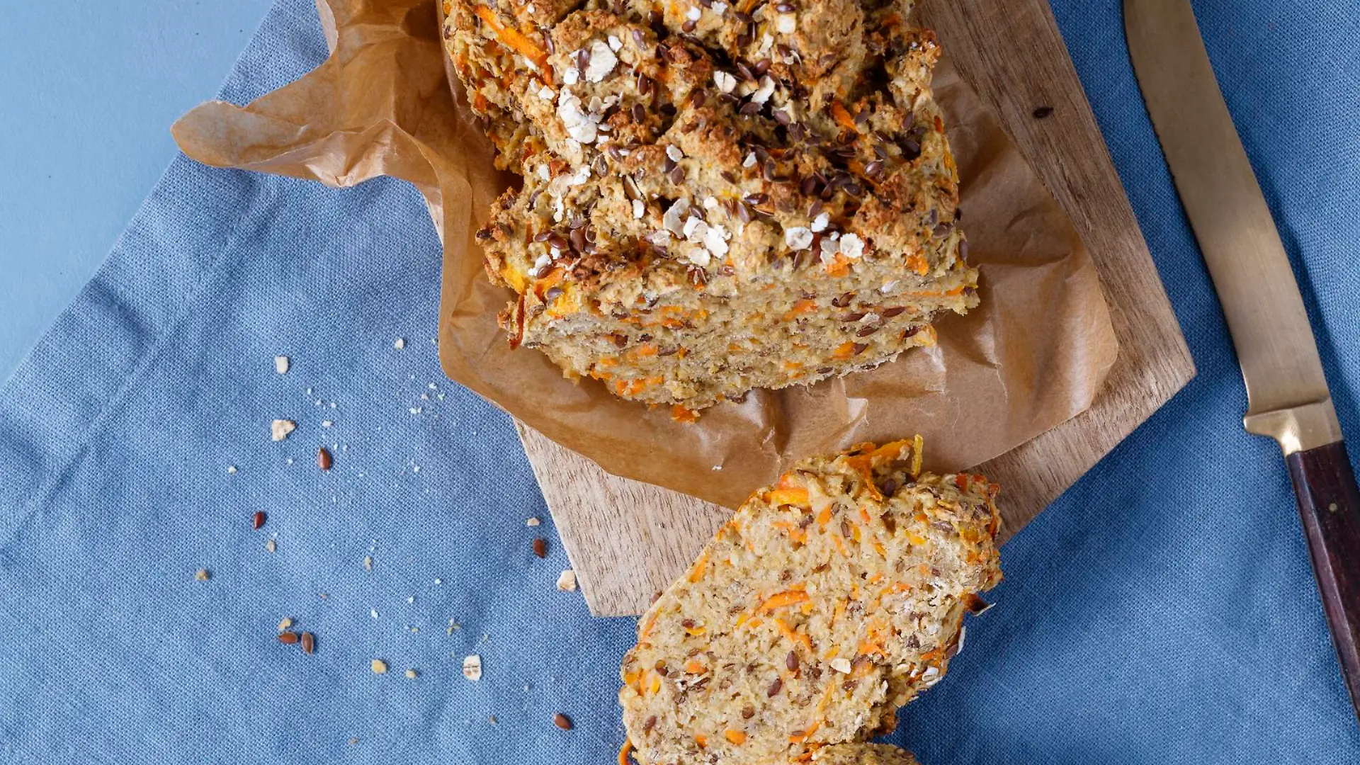 Hafer-Möhren-Quark-Brot