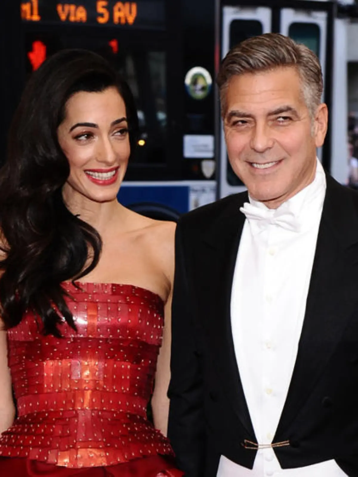 Glückliches Paar: Amal und George Clooney bei der MET Gala in New York