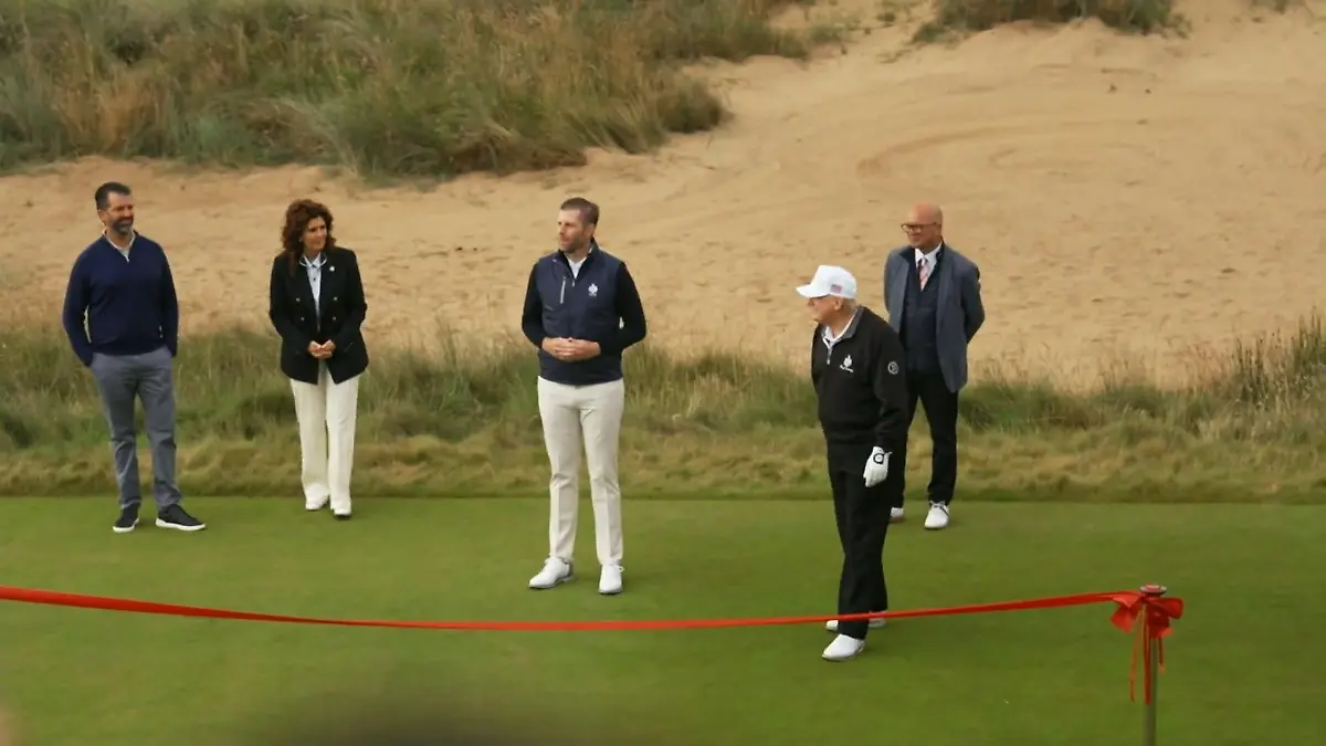 Goldgrube oder verlorene Idylle? Trumps Golfplatz und der schottische Protest Donald Trump, Golf, Schottland