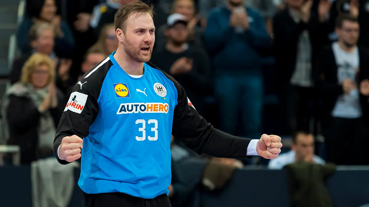 Hannover, 08. Januar 2023: Handball Maenner Laenderspiel, Deutschland vs. Island Torhueter Andreas Wolff (Deutschland / Kielce) Jubel / Freude / Emotion