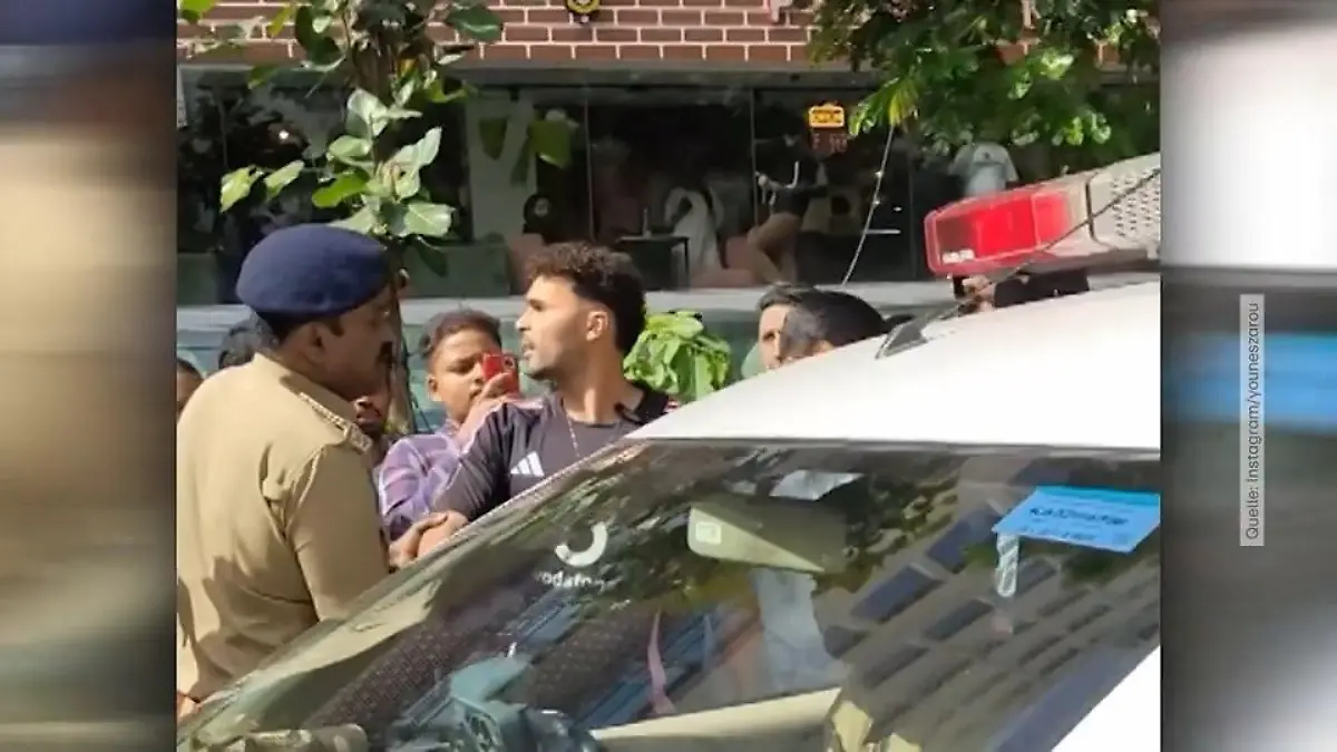 Influencer und Ex-„Let’s Dance”-Kandidat Younes Zarou (27) in Indien von Polizei abgeführt Alles fing mit einem Livestream an...