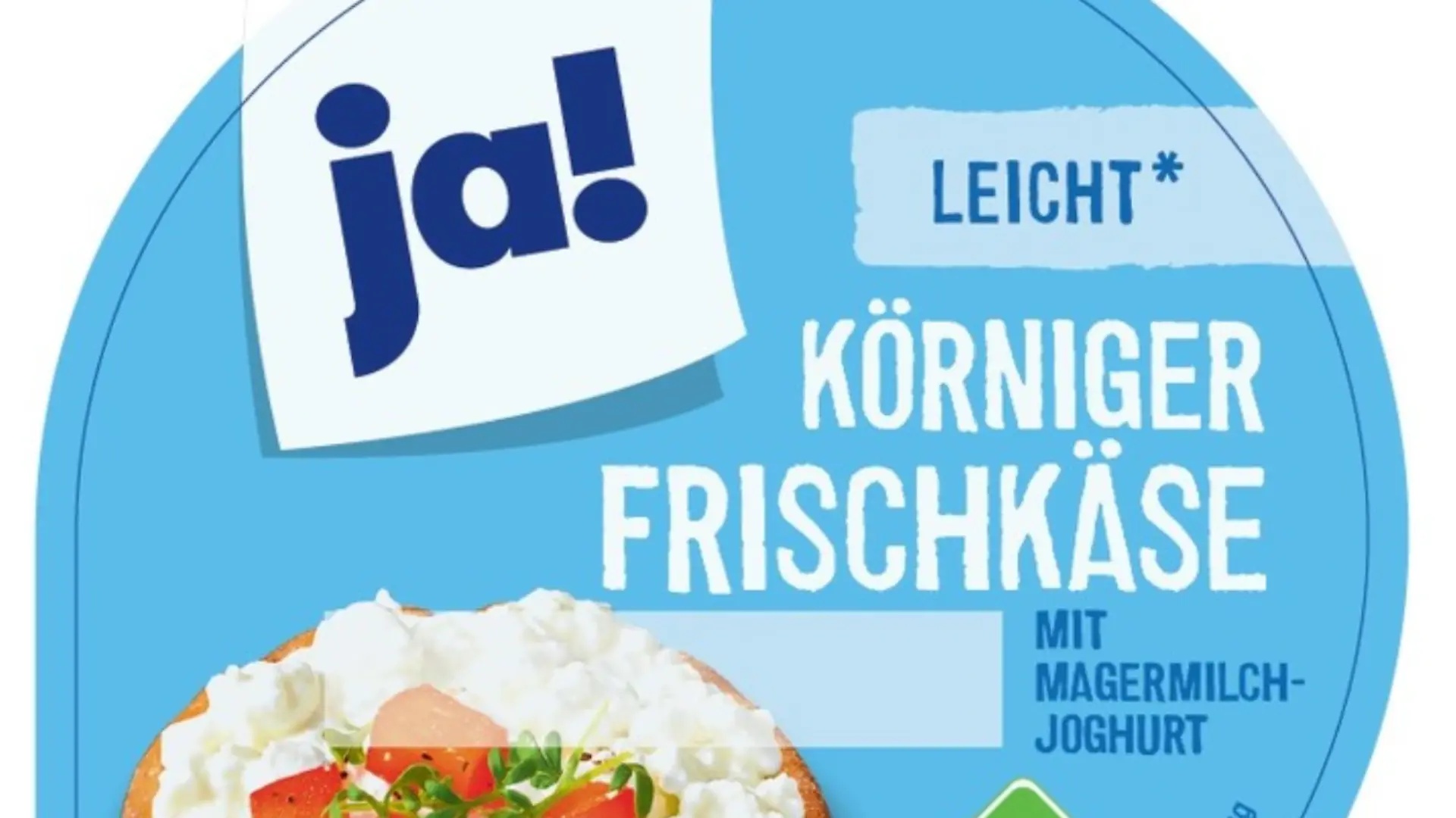Berglandmilch ruf ja! Körniger Frischkäse zurück. 