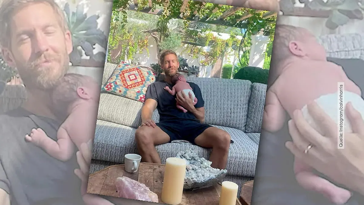 Star-DJ Calvin Harris verstört Fans mit Geburtsbildern Dieser Post sorgt für Wirbel