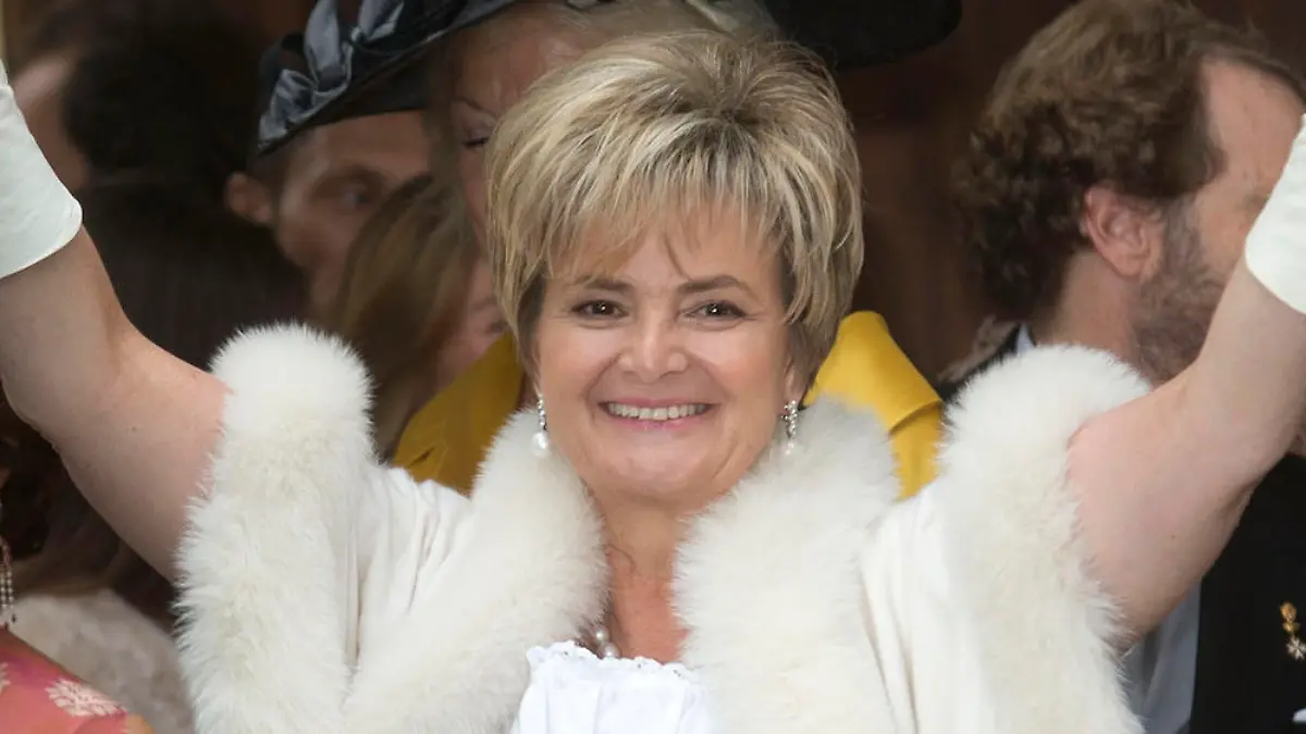 Fürstin Gloria von Thurn und Taxis hat allen Grund zum Strahlen
