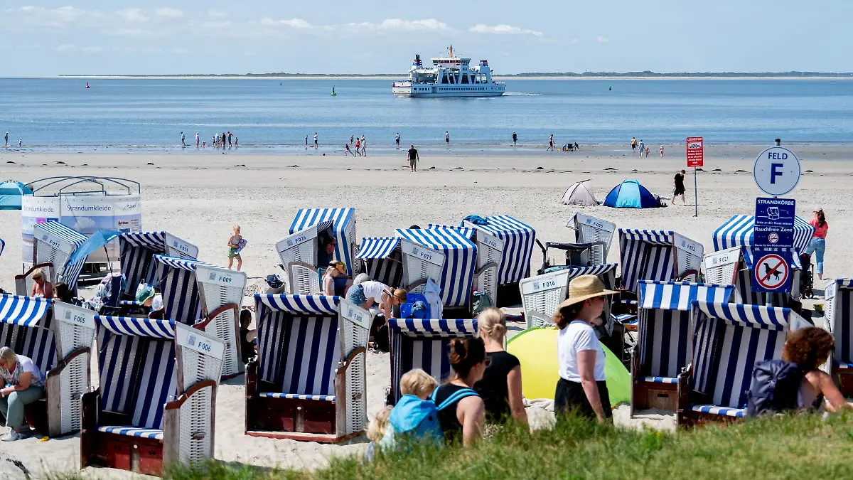 Tourismus im Aufwind: Die Nordseeküste war auch 2024 ein beliebtes Ziel. (Archivbild)