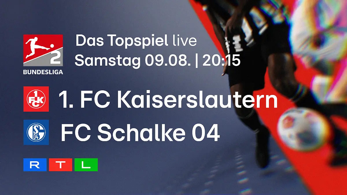 Das 2. Bundesliga-Topspiel live bei RTL.