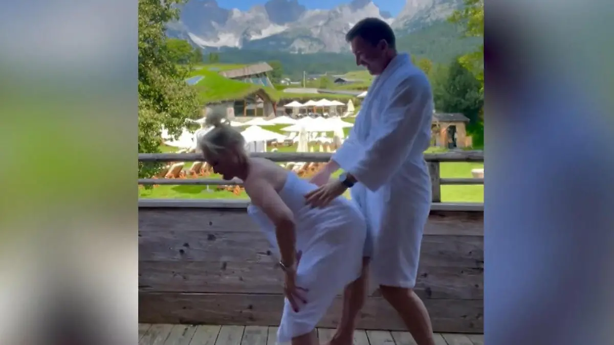 Popo-Wackler zum Geburtstag! Daniela Katzenberger twerkt sexy für ihren Lucas Liebesgrüße aus Kitzbühel