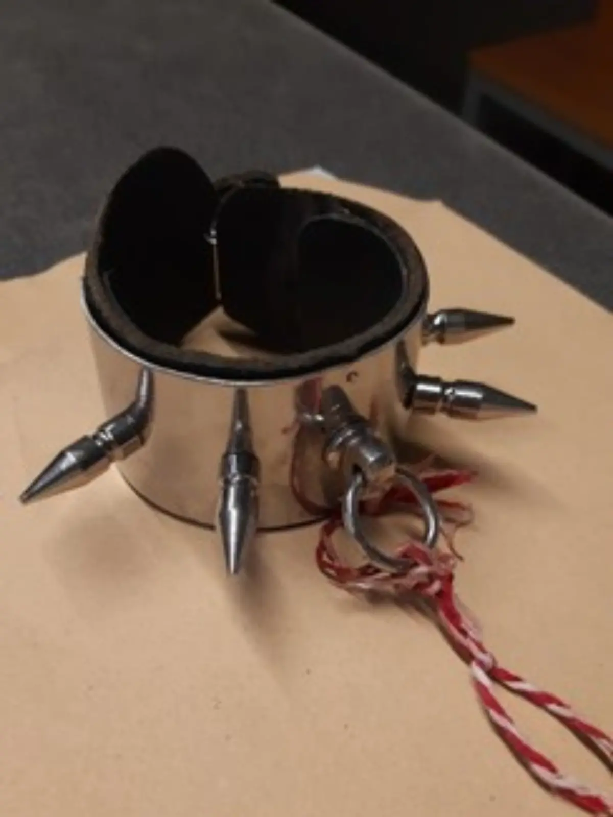 Die Polizei sucht dringend nach Zeugen, die Hinweise zur Blutlache und dem Armband machen können (Originalbild Bundespolizei).