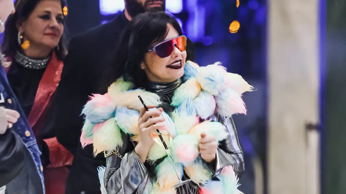 Sängerin Björk in Italien