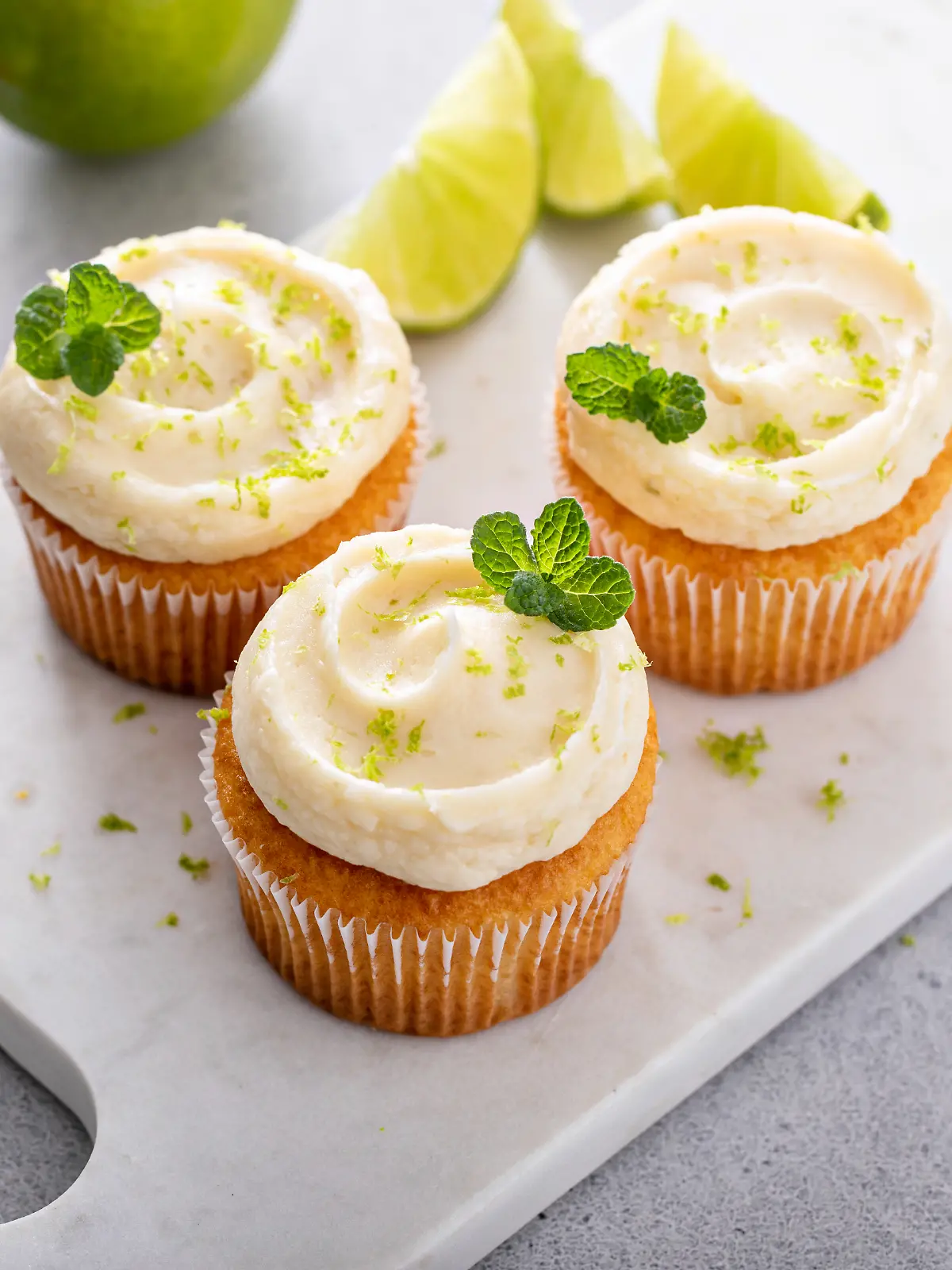 Limetten Cupcakes