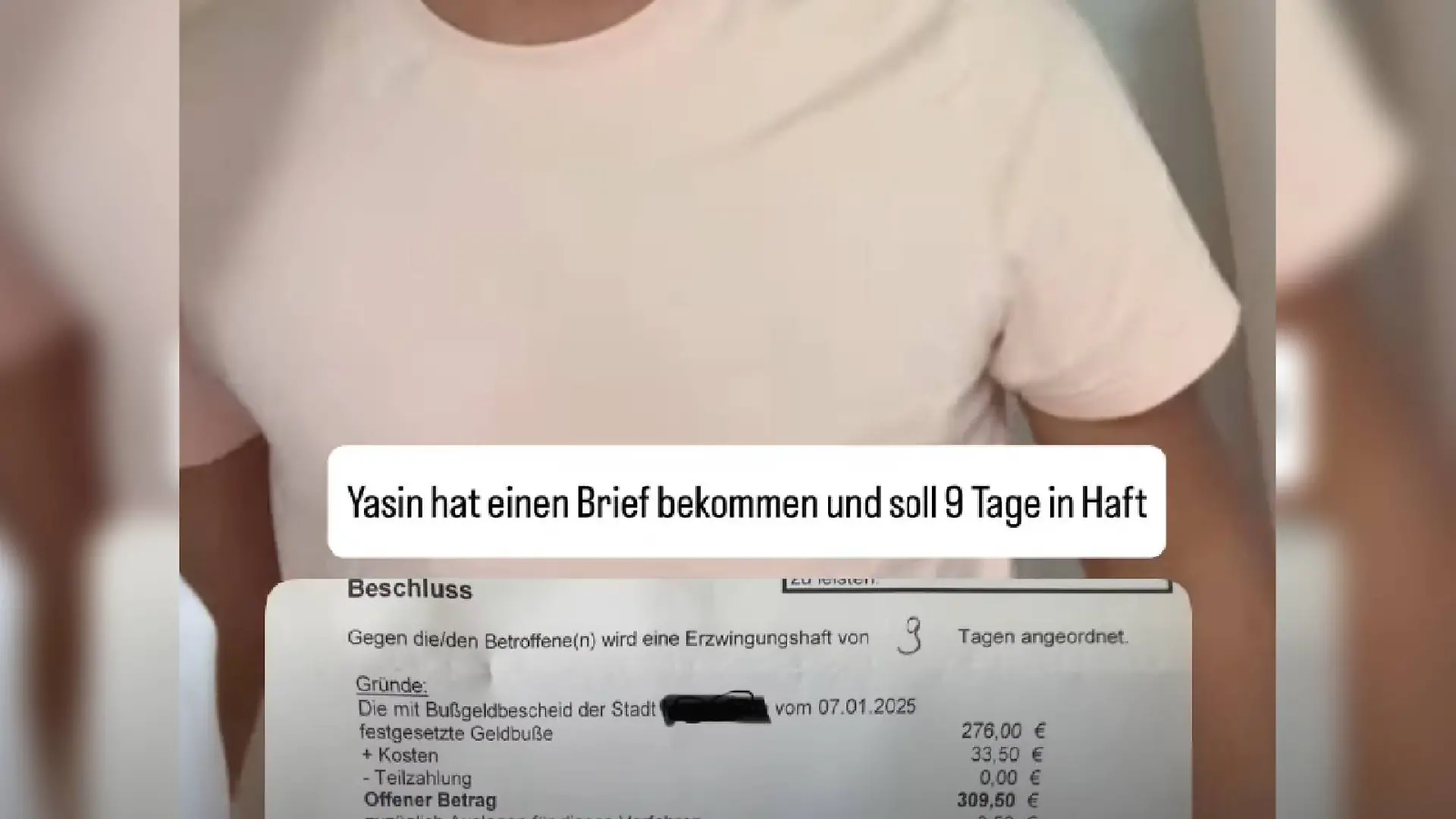 Neun Tage „Erzwingungshaft” für Yasin Cilingir.