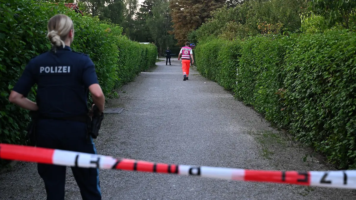 Die Polizei war in der Kleingartenanlage im Einsatz.