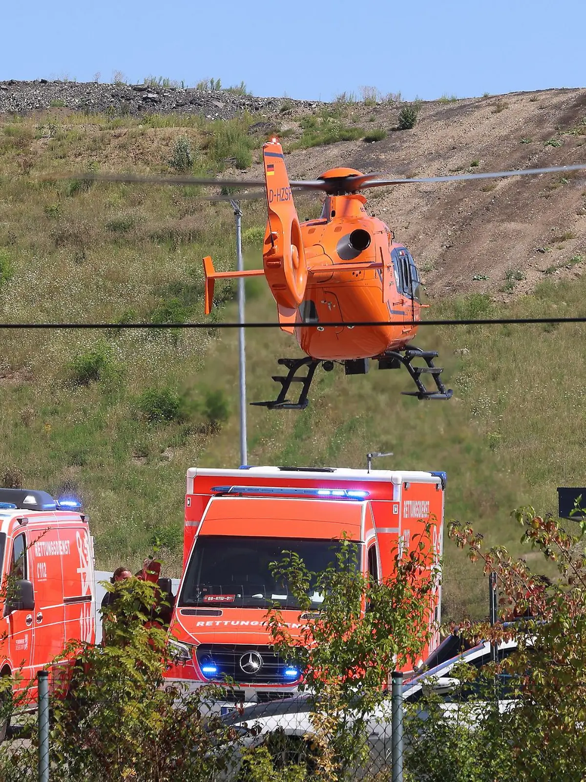 Bild zu: "Mann auf Mülldeponie verschüttet – Lebensgefahr! "