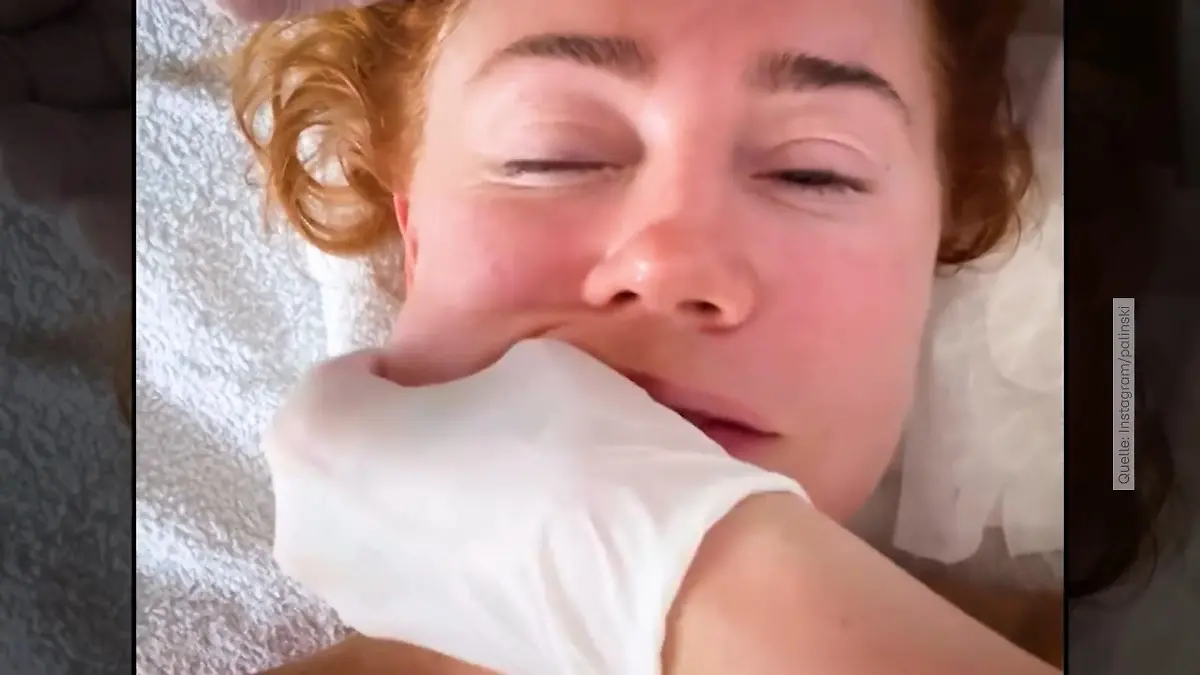 Warum sich Palina Rojinski freiwillig einer Horror-Massage unterzieht Entspannt sieht anders aus
