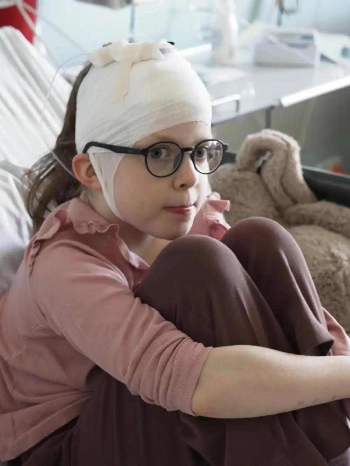 Hannah im Krankenhaus 