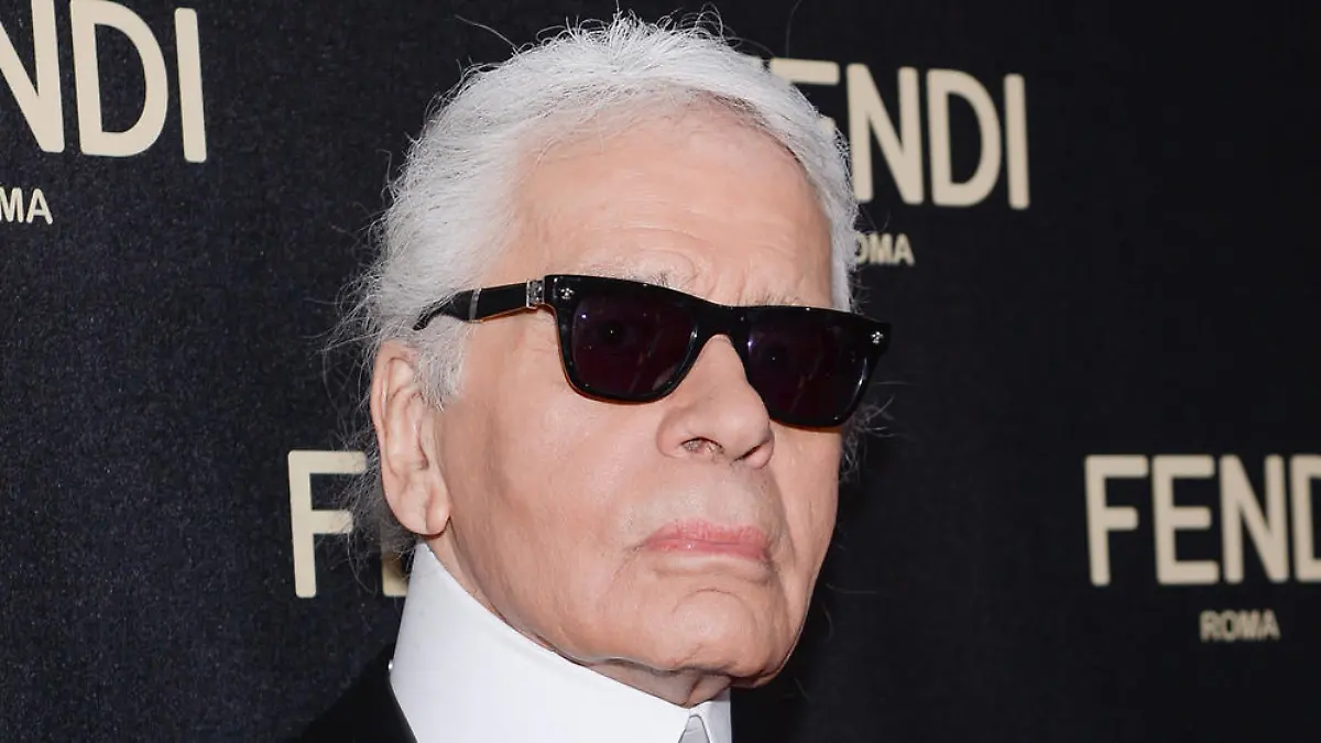 Lagerfeld bei der Eröffnung der New York Flagship Boutique von Fendi