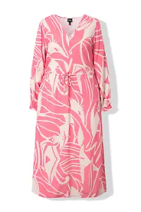 Maxikleid mit A-Linie und V-Ausschnitt