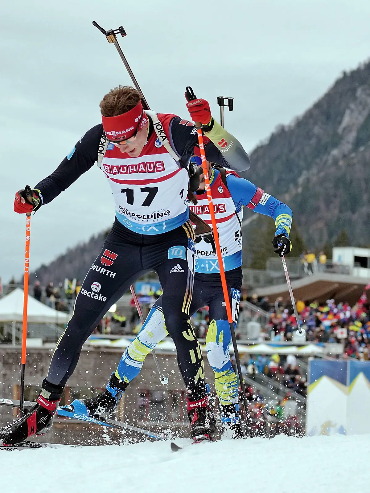 11.01.2023, xovx, Biathlon Weltcup, Herren - Einzel 20 km Benedikt Doll Deutschland Ruhpolding Chiemgau-Arena Hessen Deutschland DE *** 11 01 2023, xovx, biathlon world cup, men single 20 km Benedikt Doll Germany Ruhpolding Chiemgau Arena Hesse Germany EN