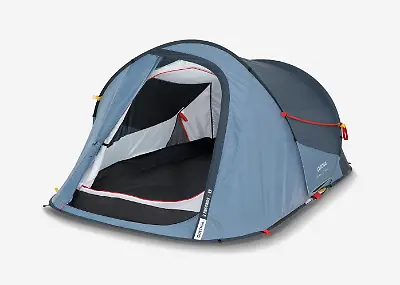 Quechua Wurfzelt - 2 Seconds für 2 Personen blau
