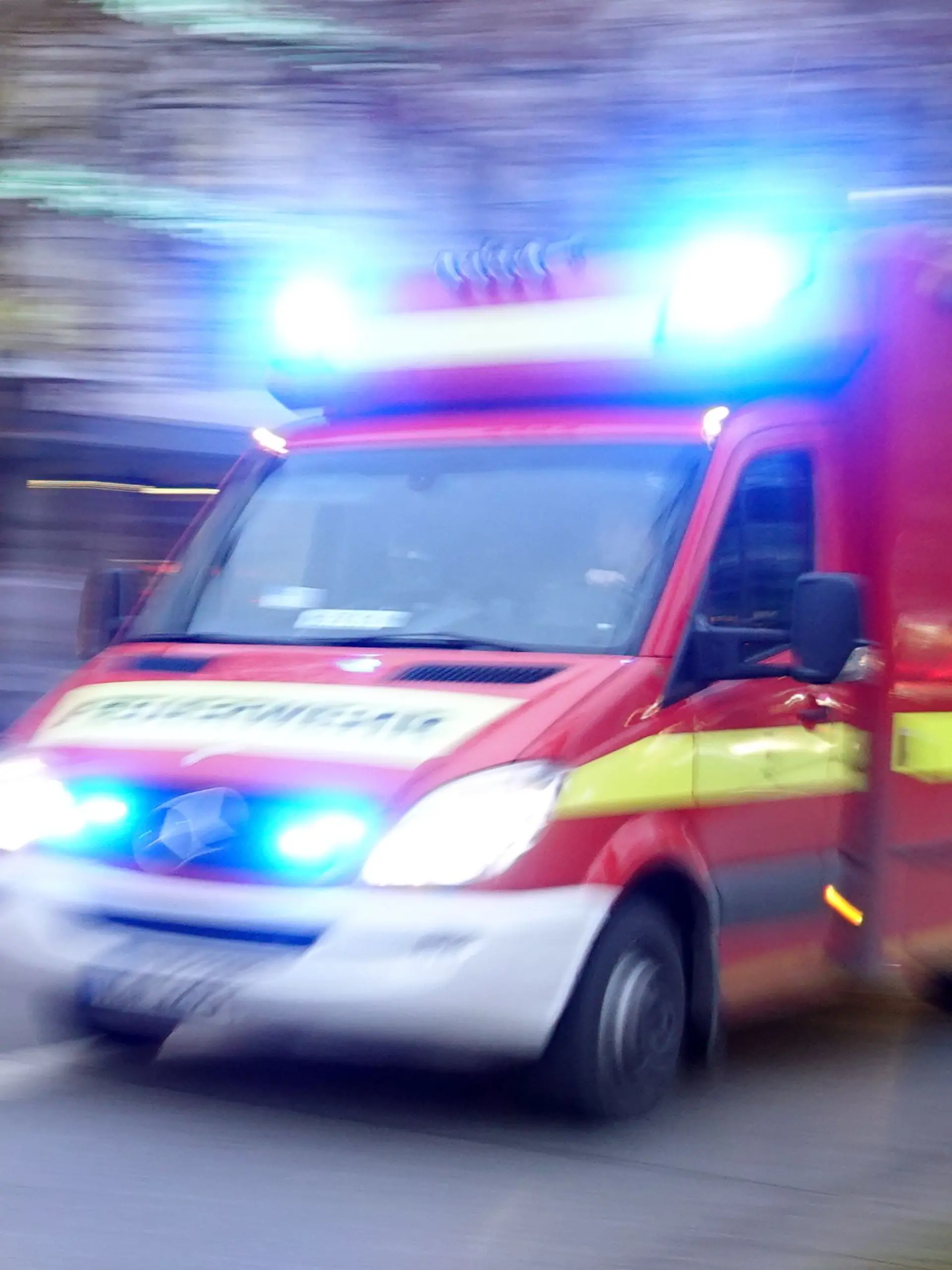 Rettungswagen im Einsatz