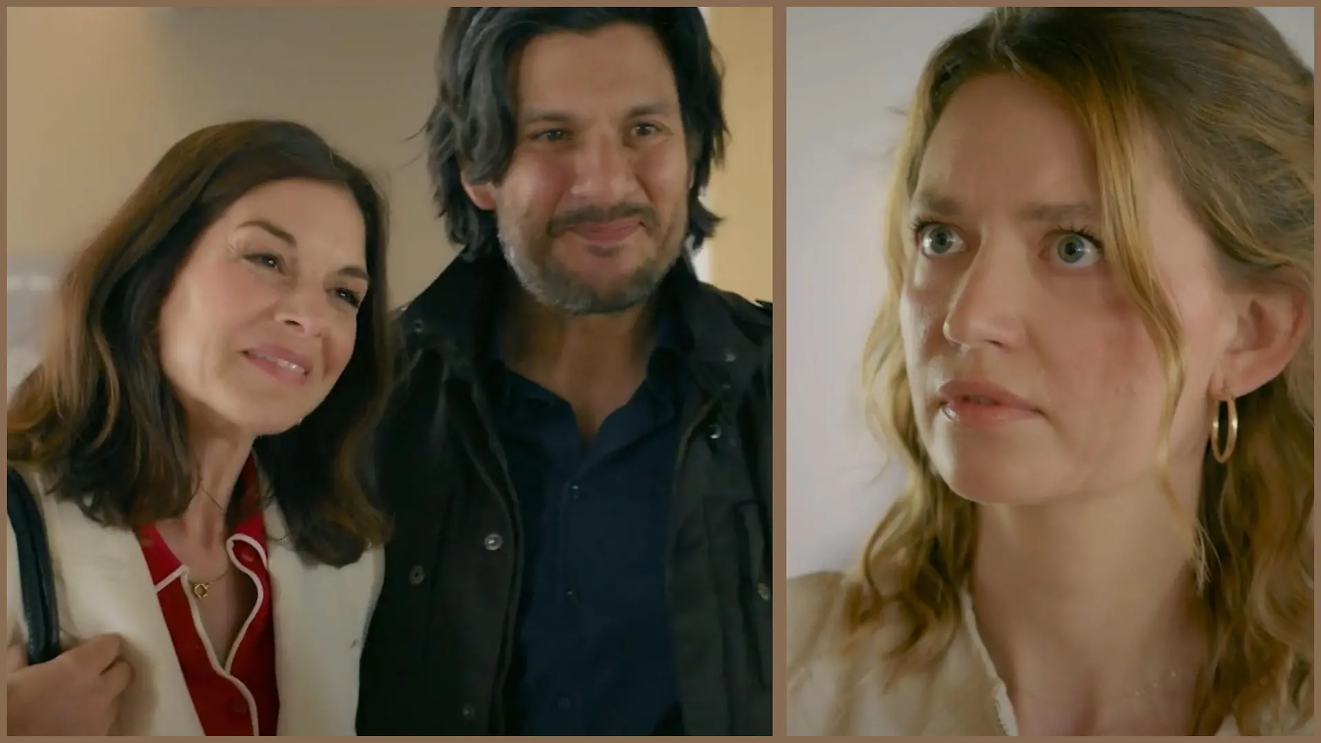 Maximilians (Francisco Medina) Rückkehr - hier mit Zwillingsschwester Gabriella (Bianca Hein) – überfordert Nathalie (Amrei Haardt) zunächst mächtig