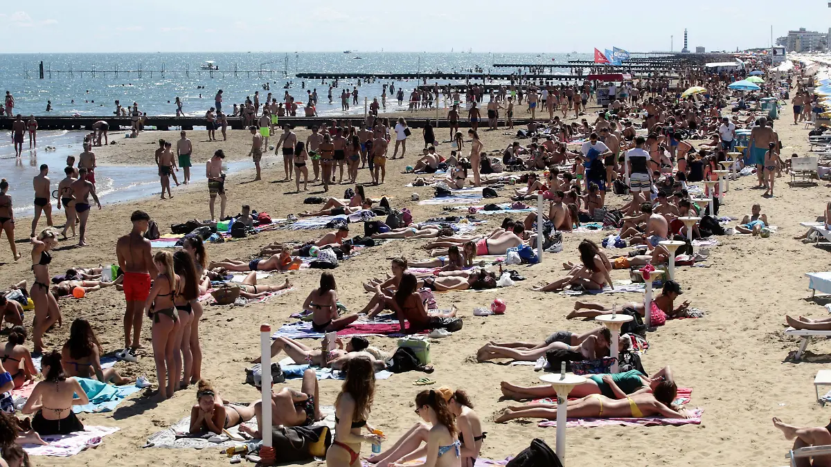 Der Strand von Lido di Jesolo