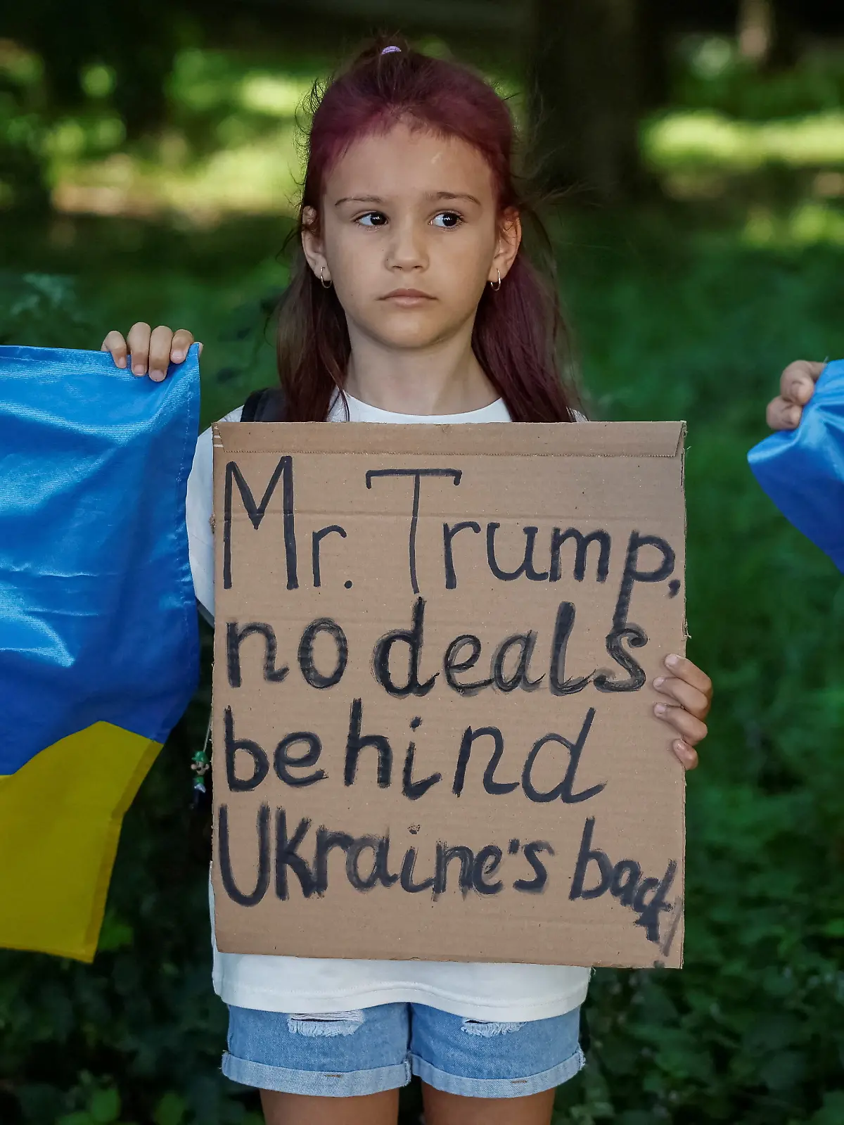 Bild zu: "Ukrainer haben Angst vor faulem Kompromiss zwischen Trump und Putin"