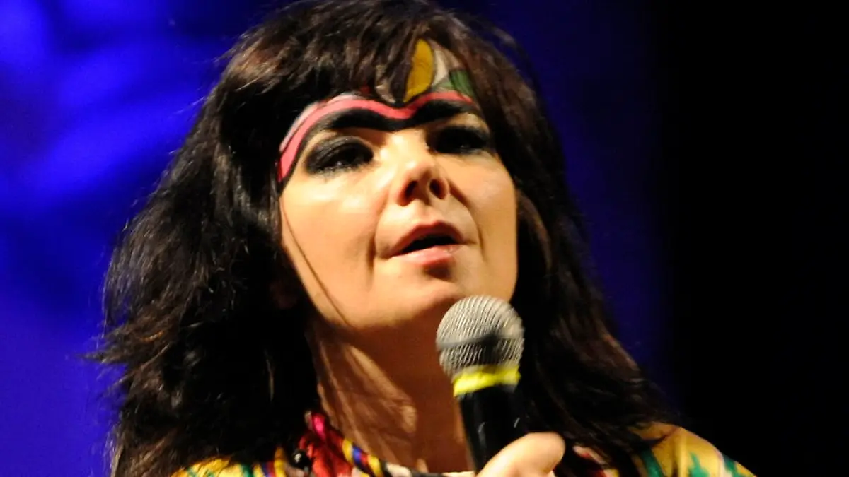 Björk 2008 beim Melt!-Festival in Ferropolis bei Graefenhainichen