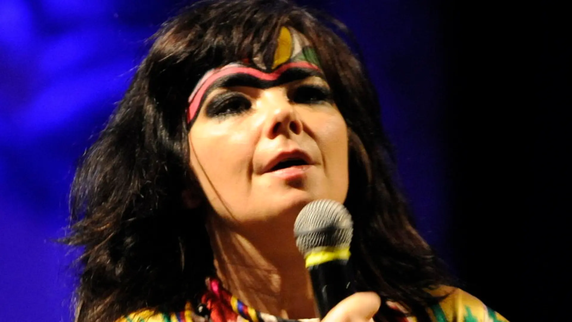Björk 2008 beim Melt!-Festival in Ferropolis bei Graefenhainichen