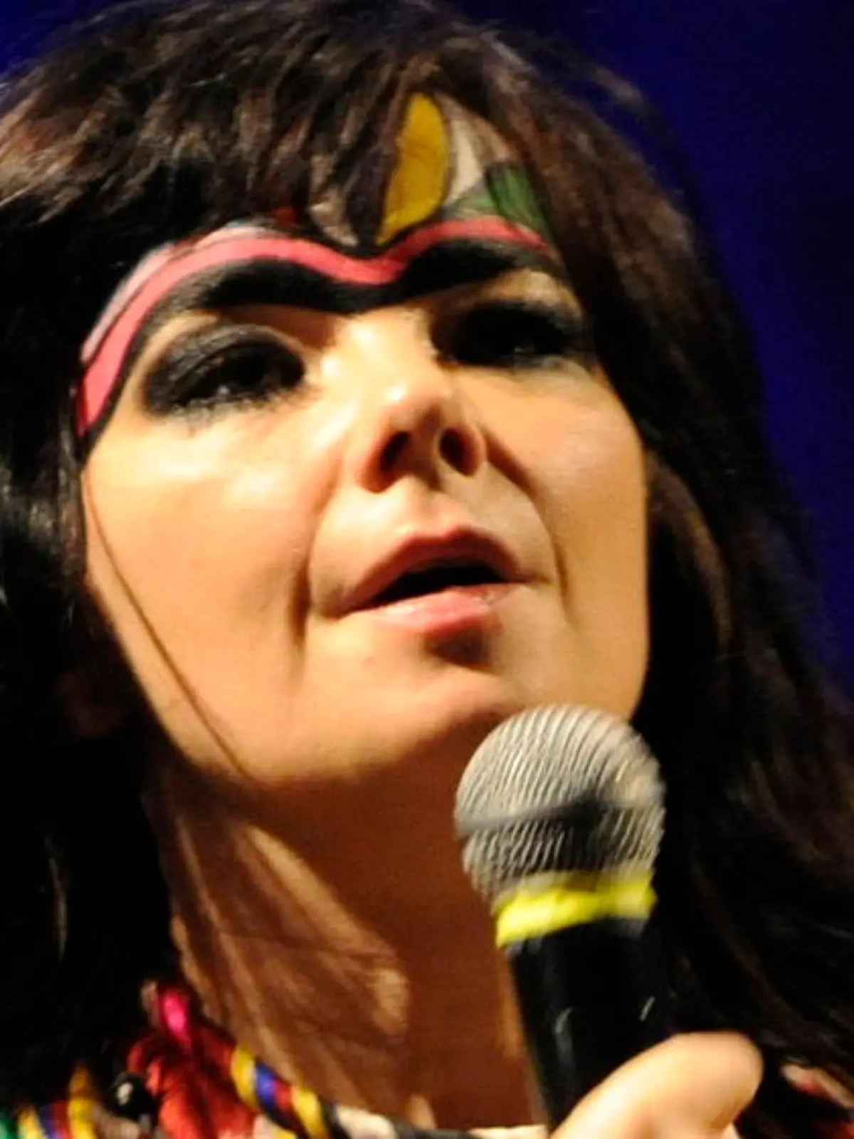 Björk 2008 beim Melt!-Festival in Ferropolis bei Graefenhainichen
