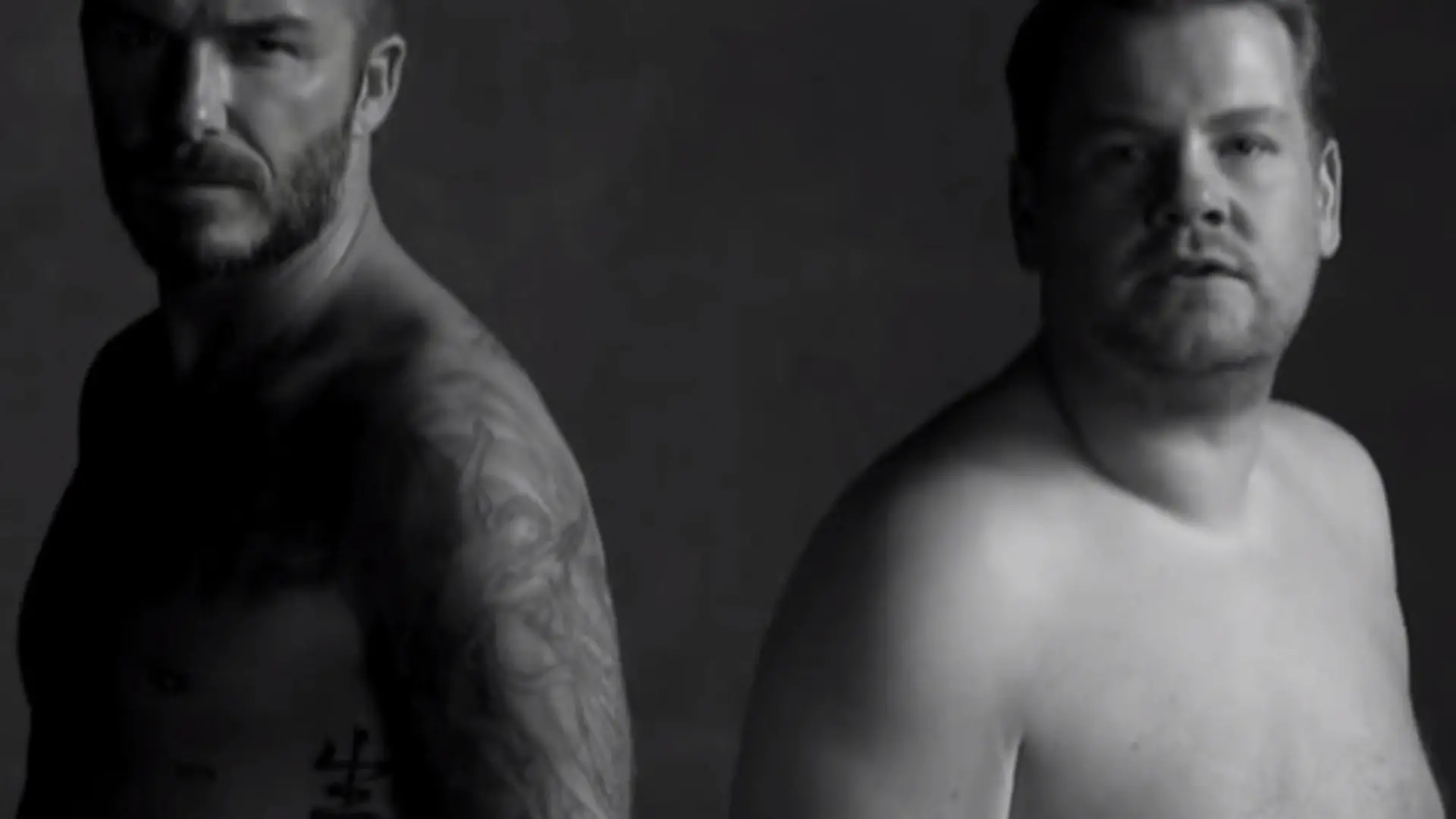 Zwei, die sich sehen lassen können: David Beckham und James Corden