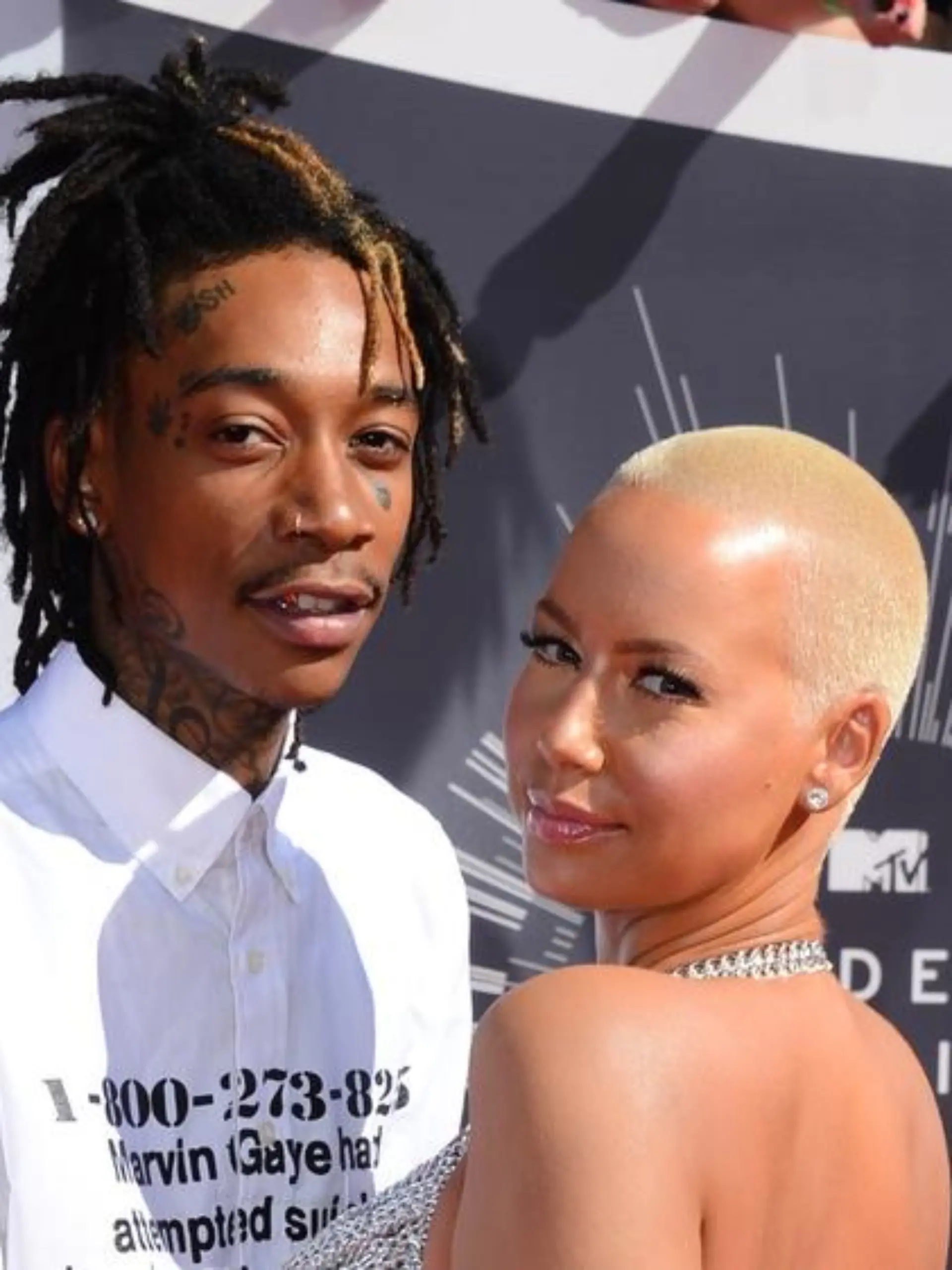 Noch als glückliches Ehepaar: Wiz Khalifa und Amber Rose bei MTV Video Music Awards 2014