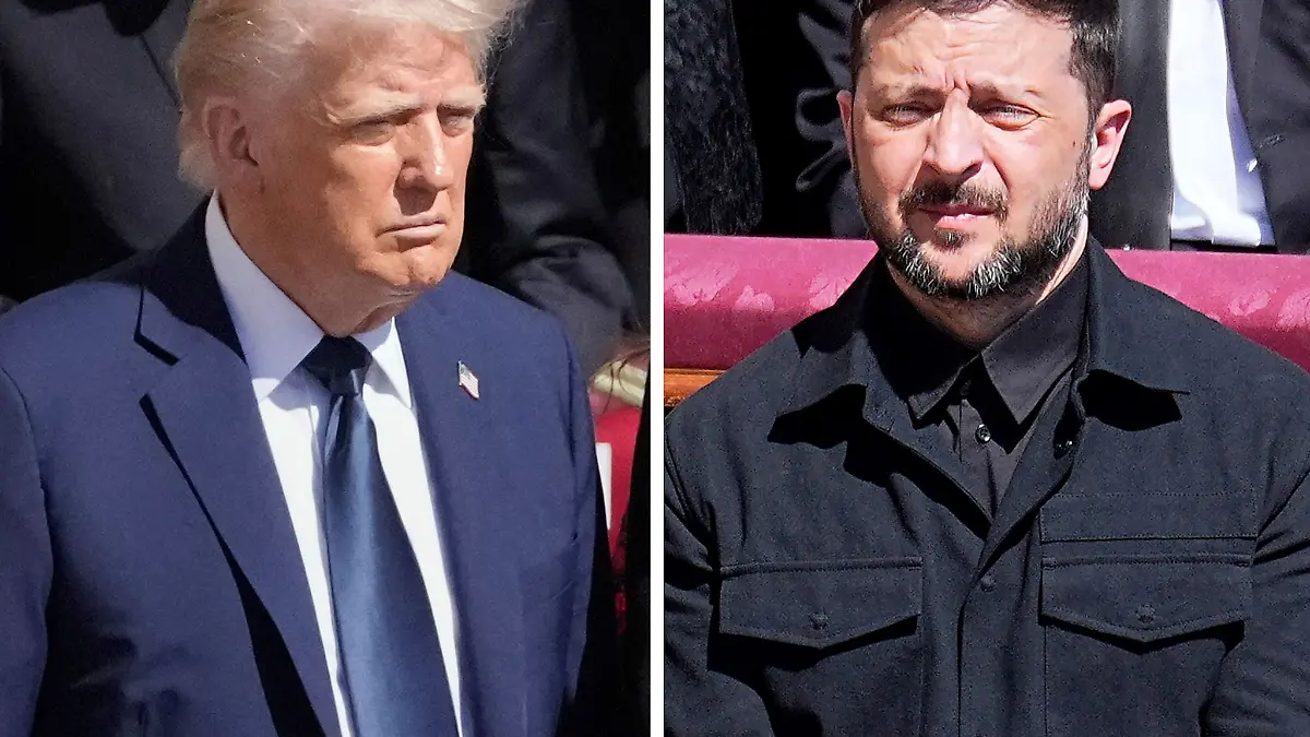 Trump und Selenskyj wollen sich am Montag in Washington treffen. (Archivbild)