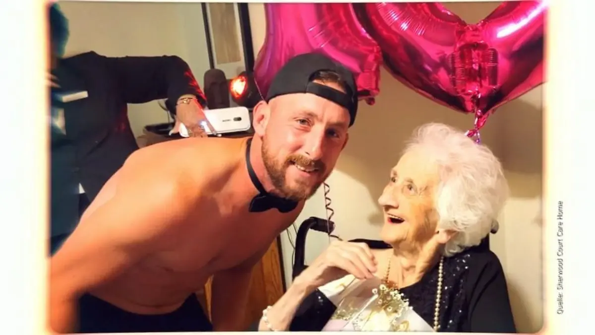 Ein Stripper zu Besuch im Altenheim "Je oller, je doller"