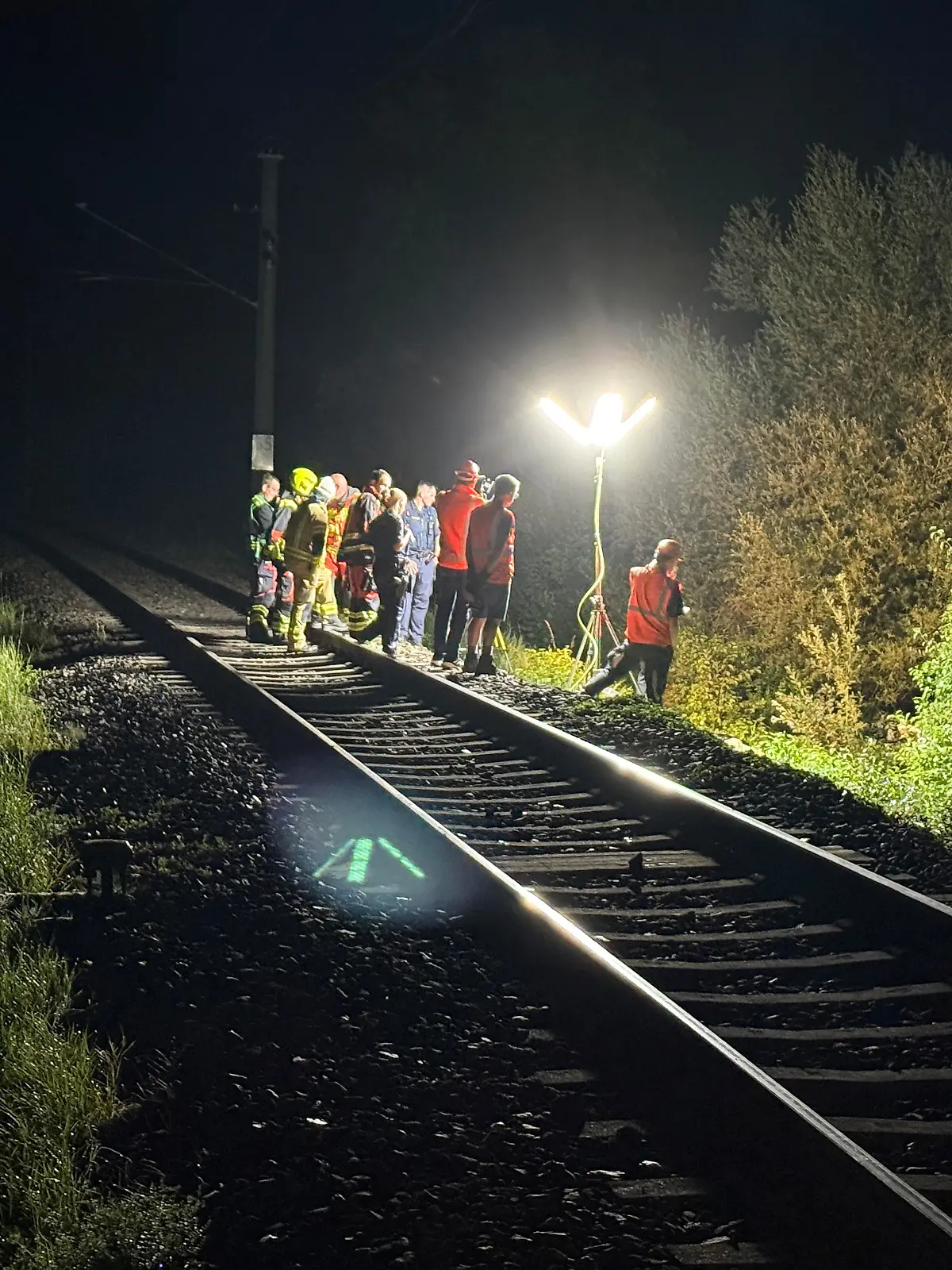 Bild zu: "Zug rauscht an Bahnübergang in Auto – zwei Männer (23) sind sofort tot"