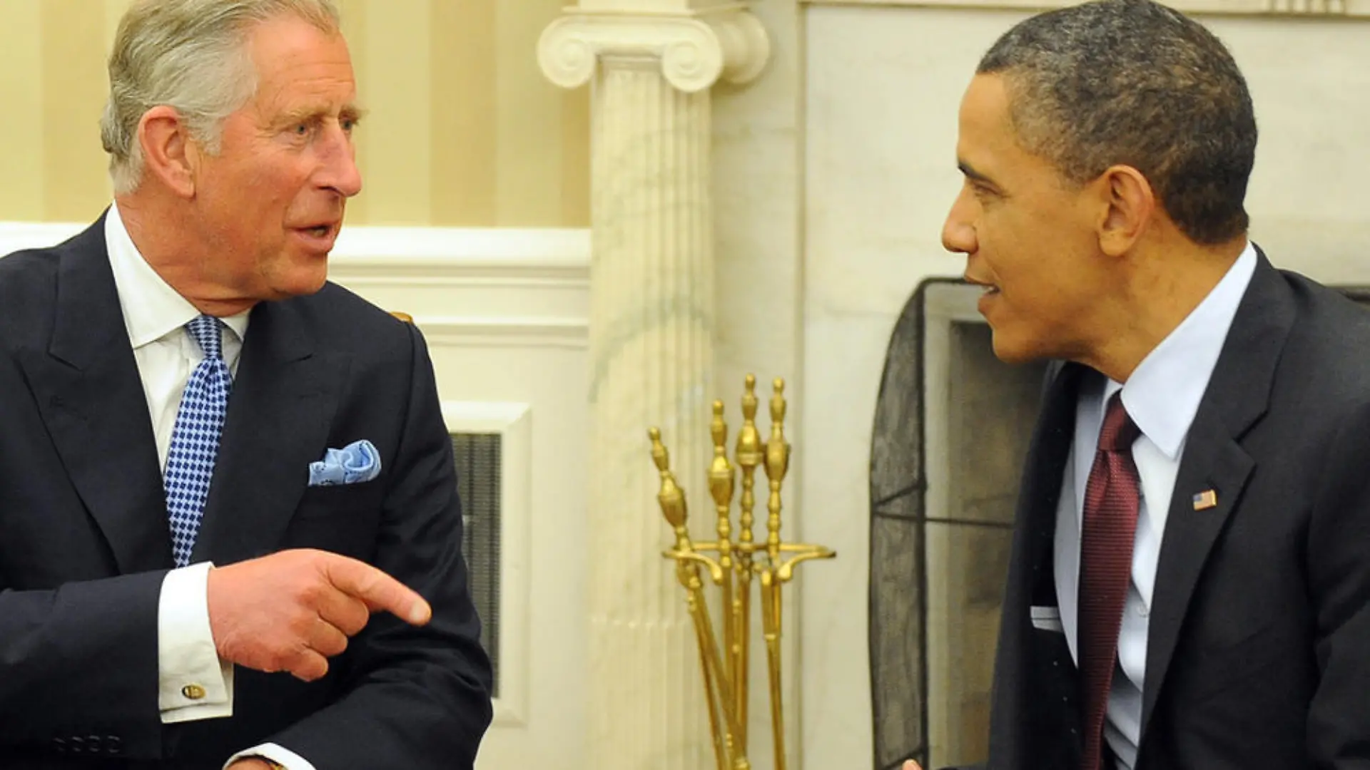 Prinz Charles mit Barack Obama bei einem früheren Besuch im Weißen Haus