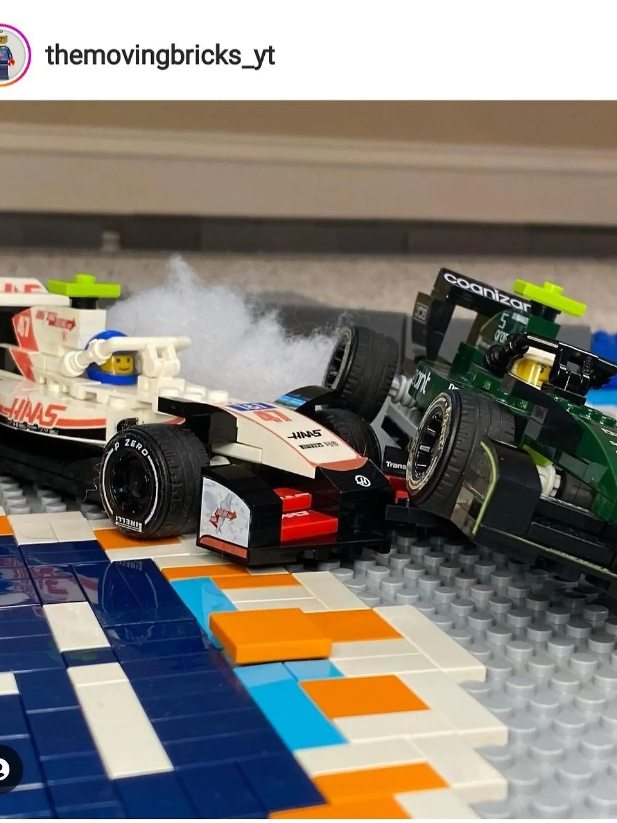 Lego-Crash Mick und Vettel