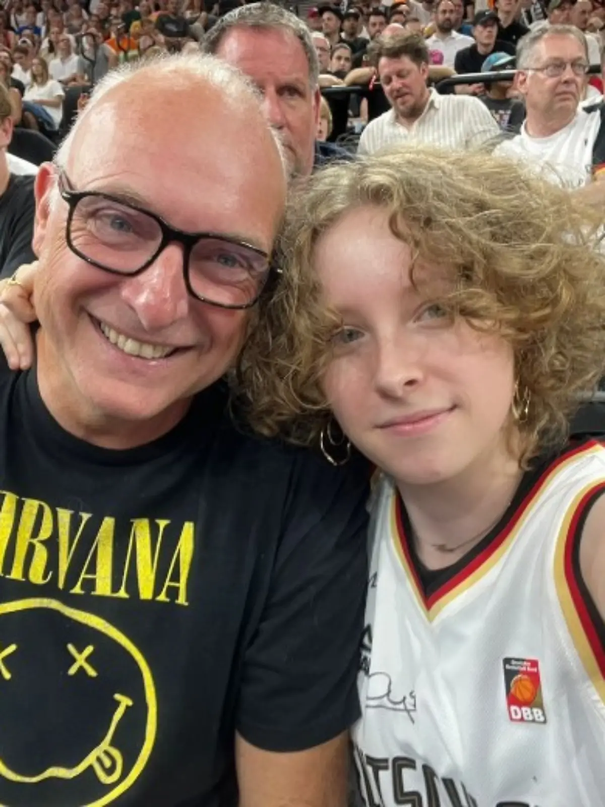 Frank Buschmann mit seiner Tochter