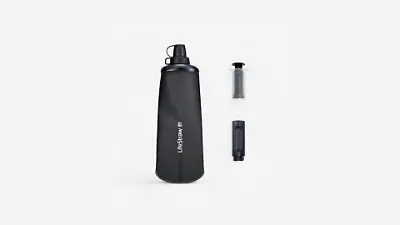 Weiche Trinkflasche mit Filter (1 L)