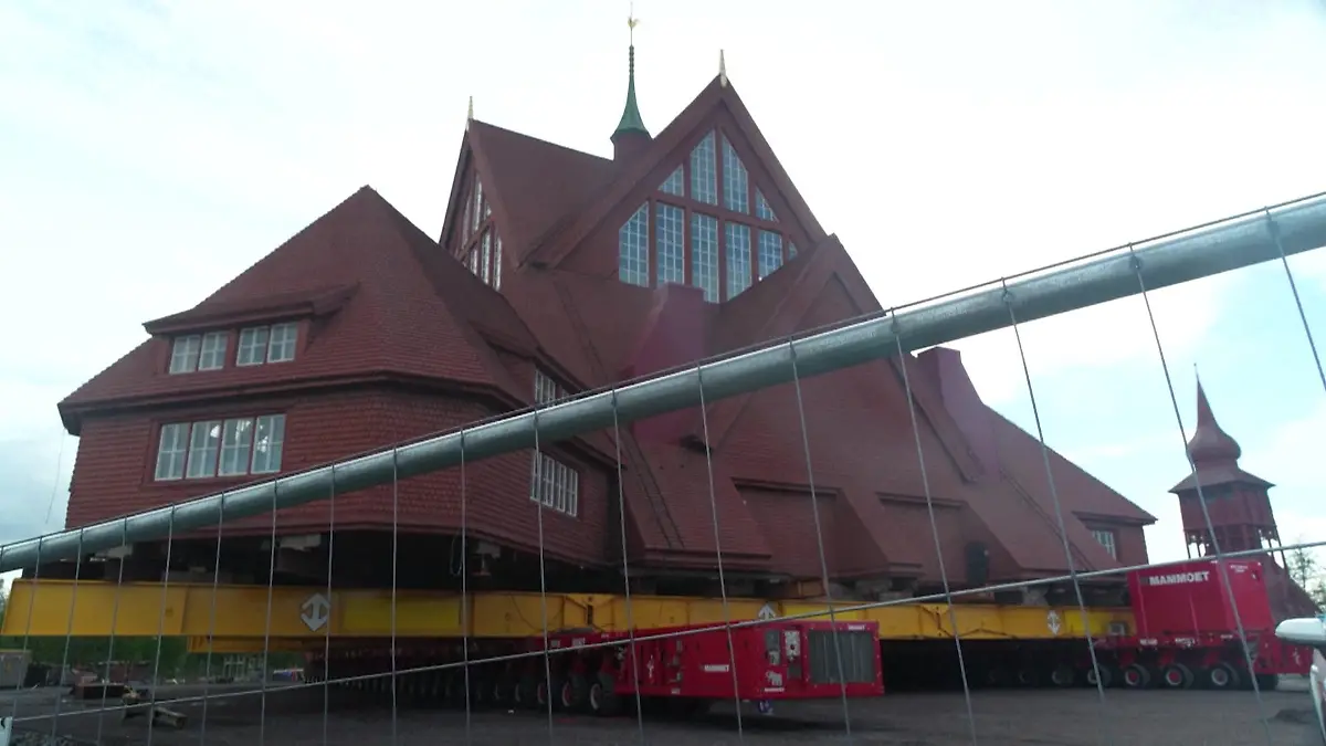 Einst schönstes Gebäude Schwedens - jetzt zieht diese Kirche komplett um! Gebäude weicht für Erzabbau