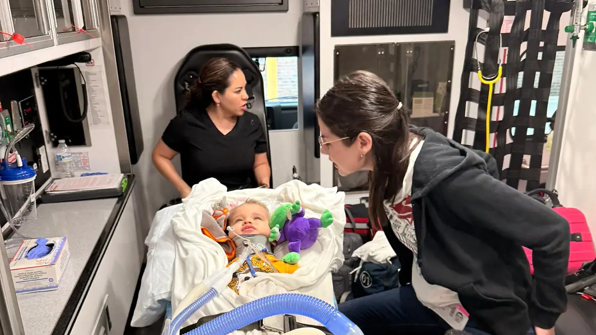 Auch der Krankentransport verlief nicht ohne weitere Turbulenzen.