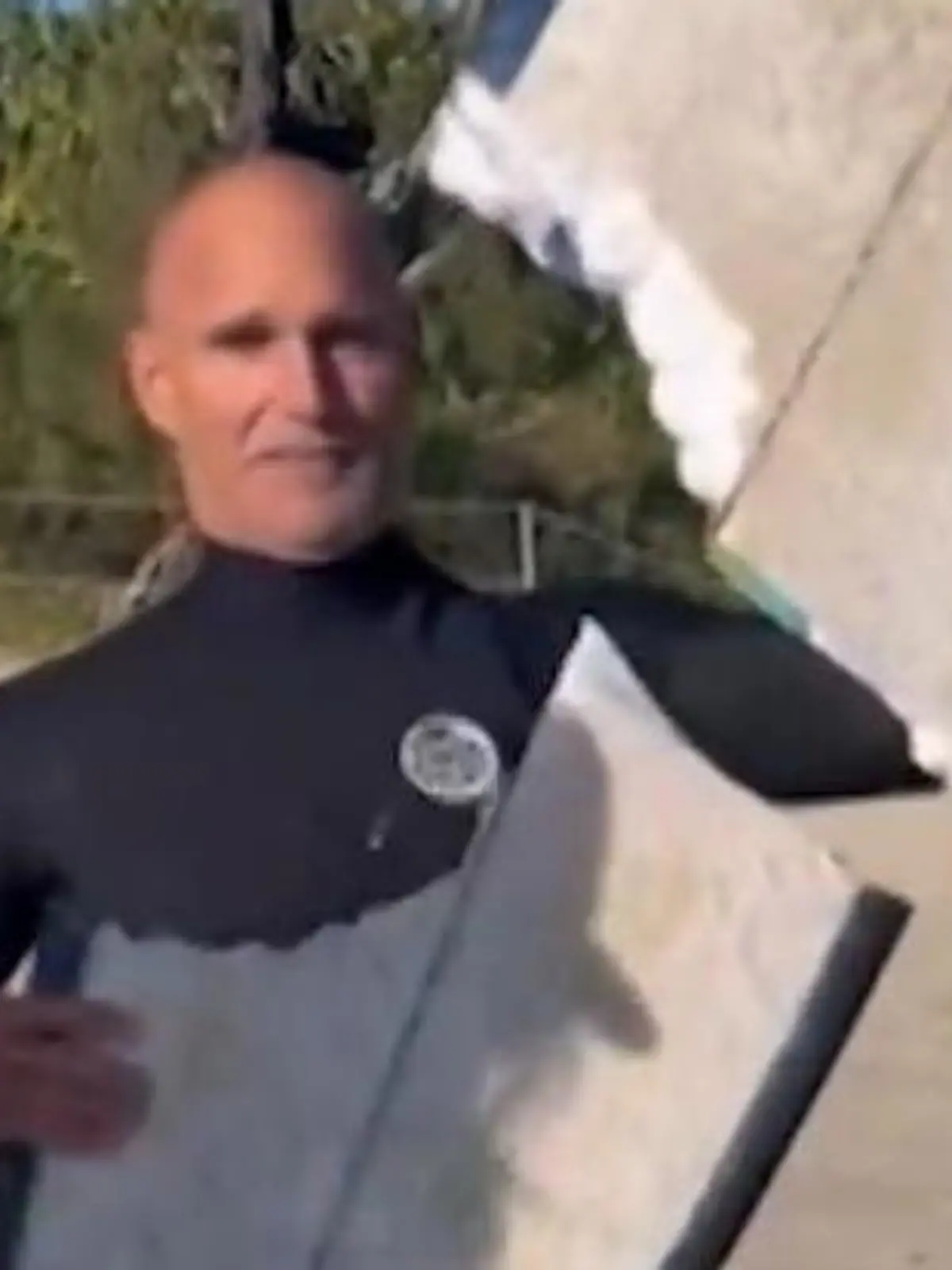 Bild zu: "Zähne zerfetzen Brett! Surfer-Hintern wird beinahe zu Haifischfutter"