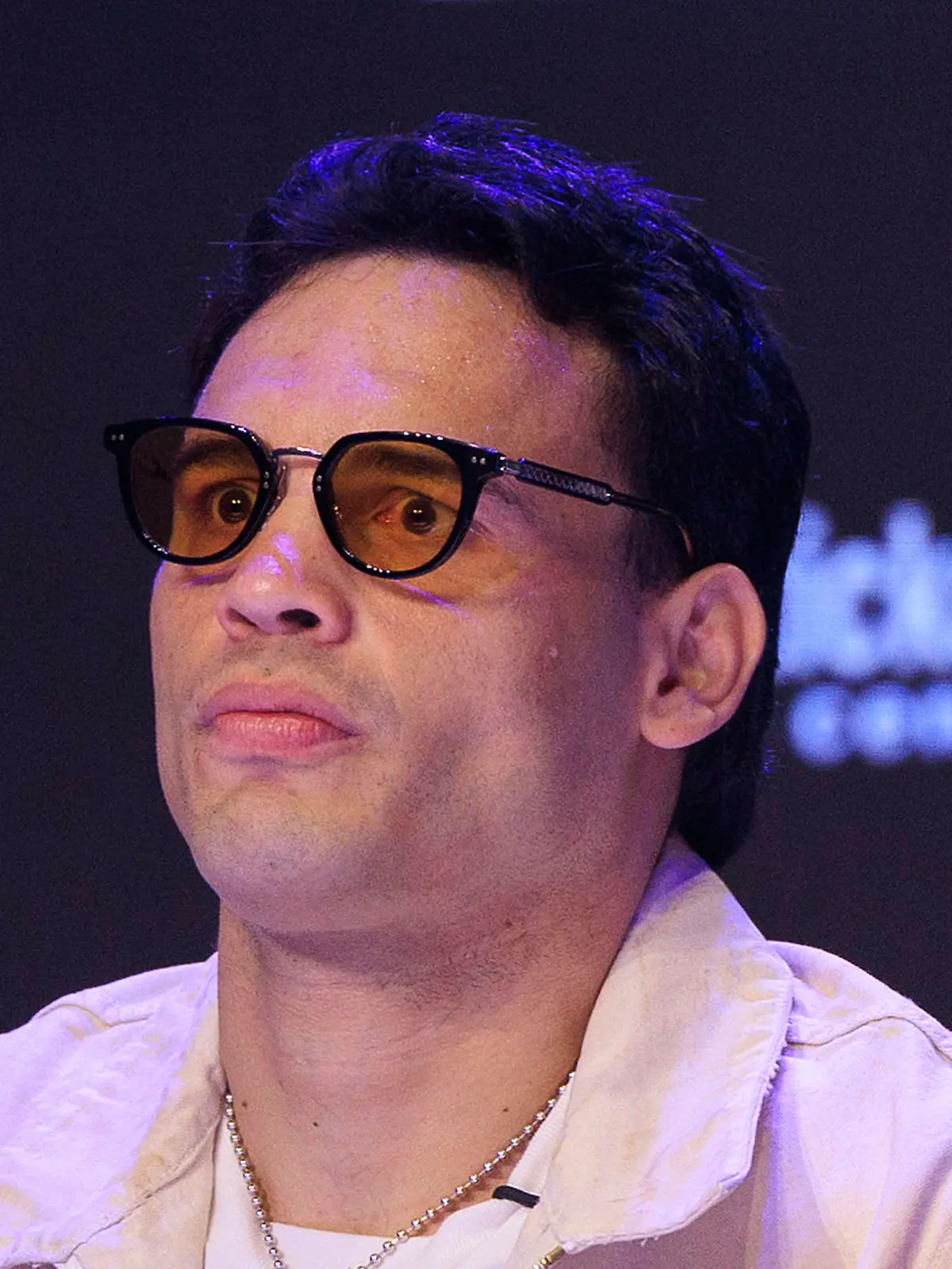 Julio Chavez Jr. auf einer Pressekonferenz am 14. Mai 2025 im Avalon Hollywood Theater in Hollywood, Kalifornien. 