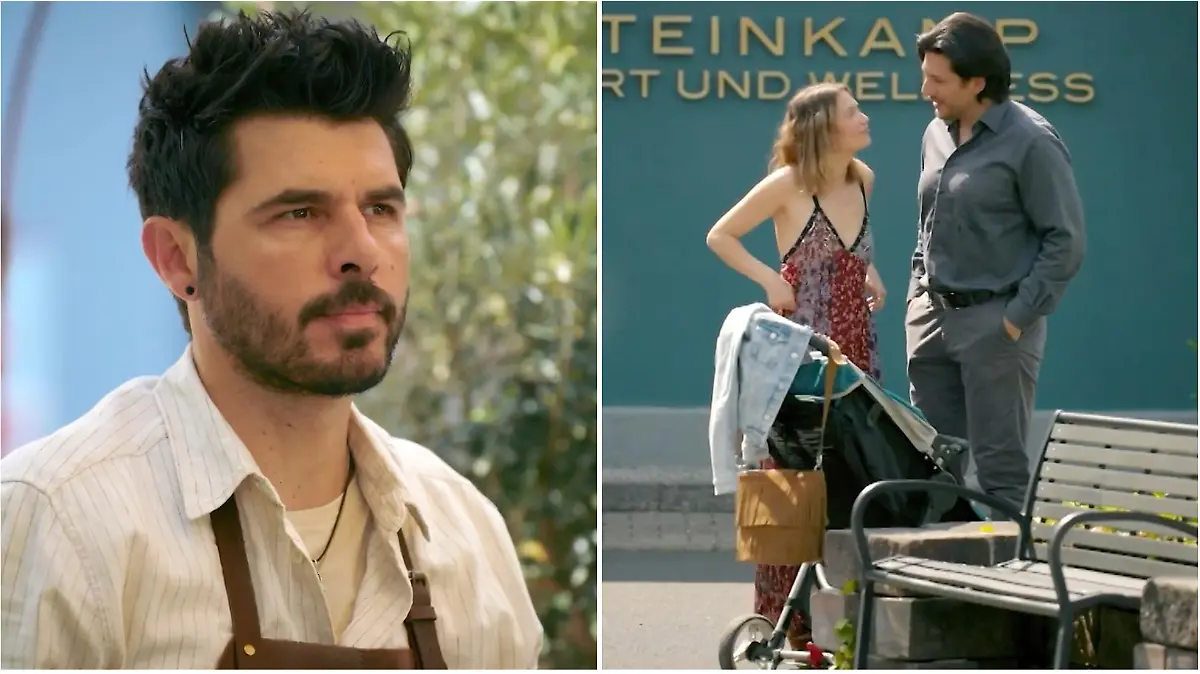 AWZ-Vorschau heute auf RTL+: Matteo beobachtet unwohl Nathalies Annäherung  an Maximilian