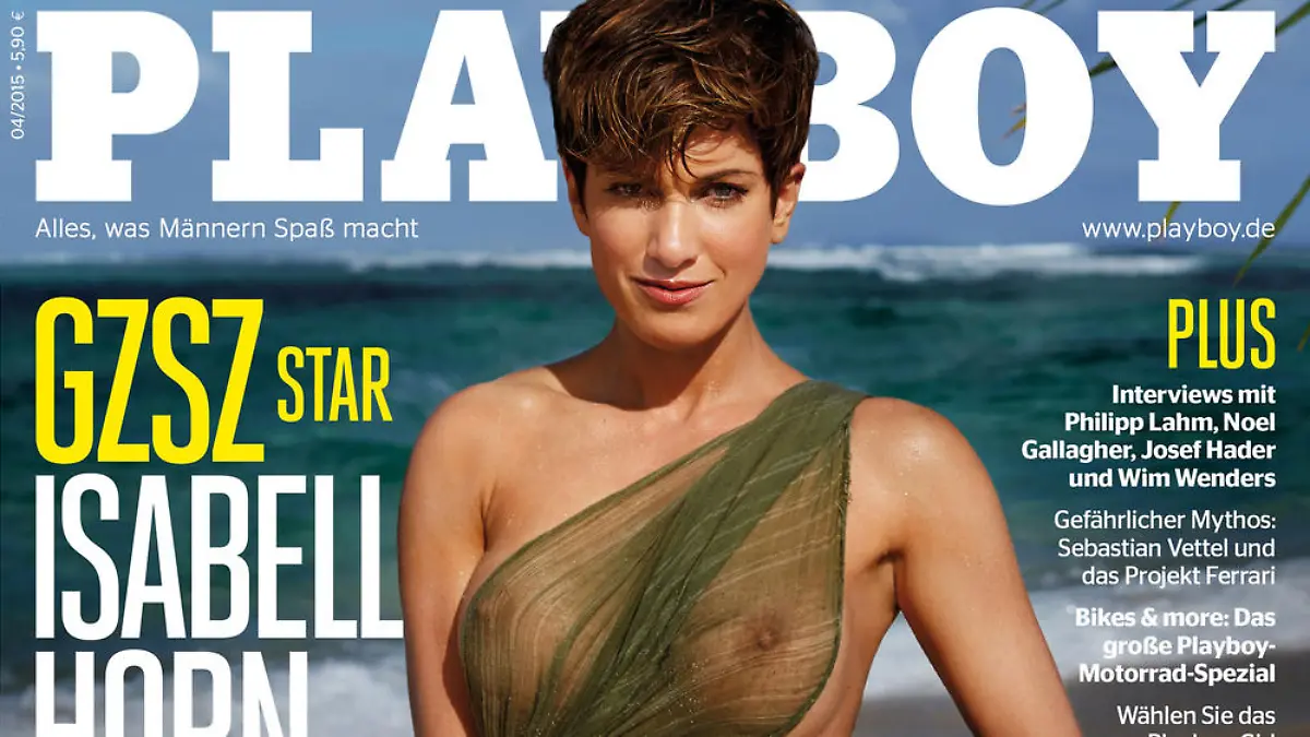 Serien-Star Isabell Horn lässt für den "Playboy" die Hüllen fallen