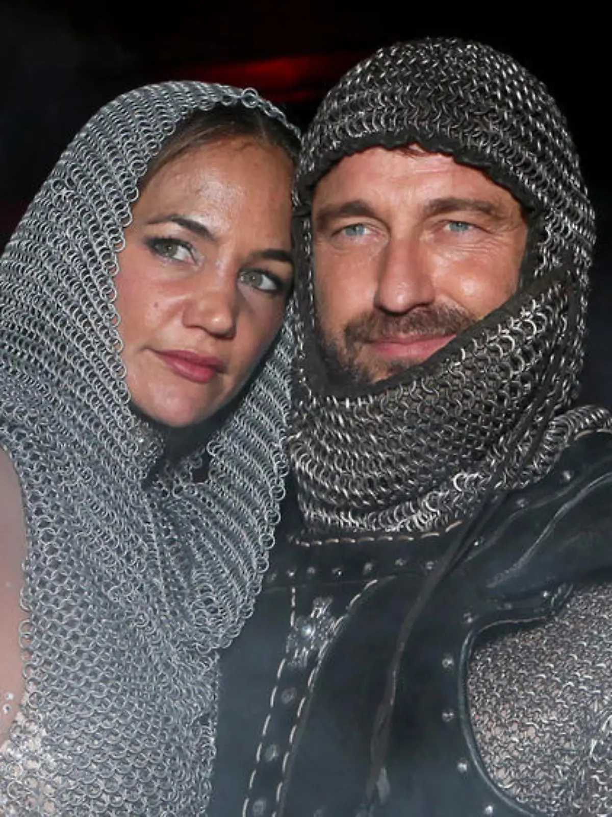 Gerard Butler und Freundin Morgan Brown bei einer Halloween-Party in Hollywood