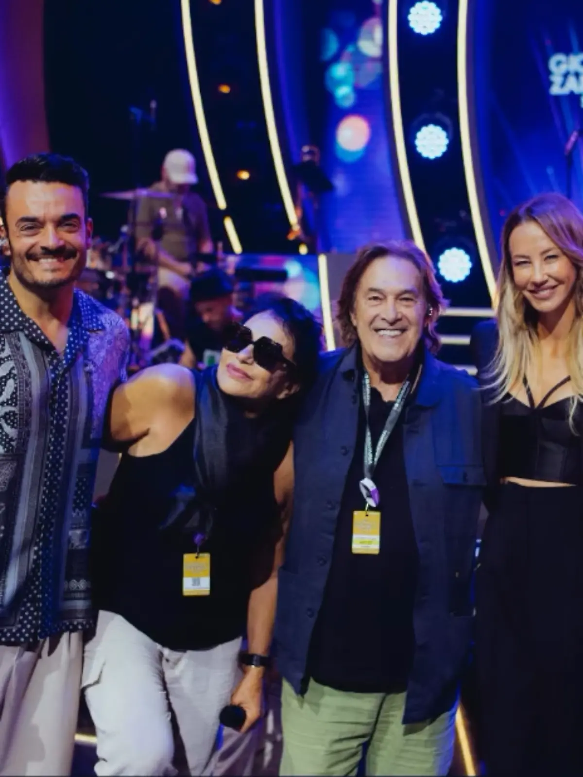 Giovanni Zarrella mit seinen Gästen Angela Brambati, Angelo Sotgi sowie Alessandra Meyer-Wölden und deren Partner Alexander Müller